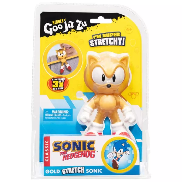 Goo Jit Zu: Figura de Sonic dorado