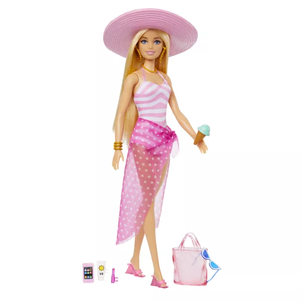 Barbie, a film: Beach Barbie baba