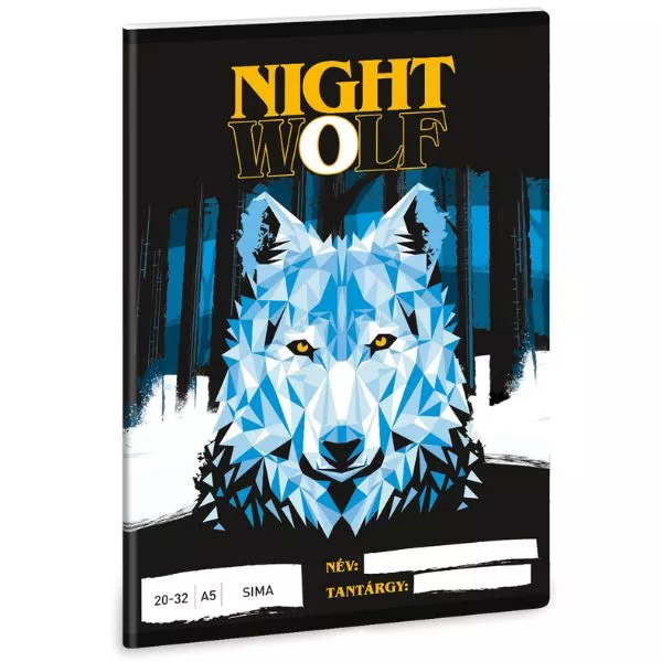 Ars Una: Nightwolf sima füzet, A5