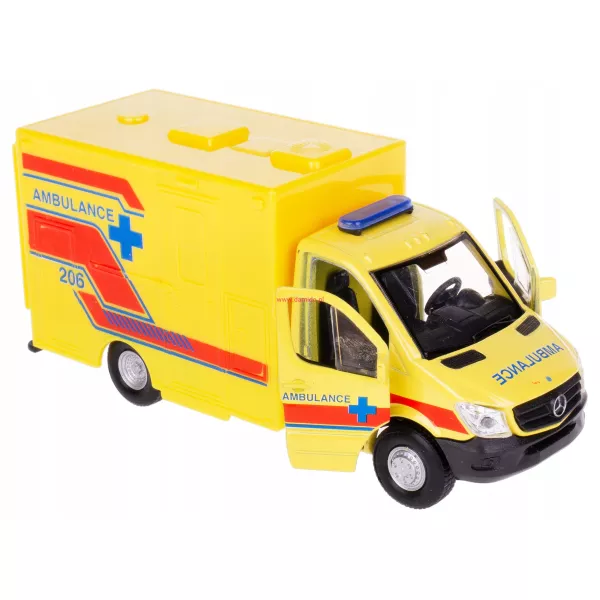 Welly City Duty:Mercedes-Benz Sprinter Ambulance mașinuță, 1:34