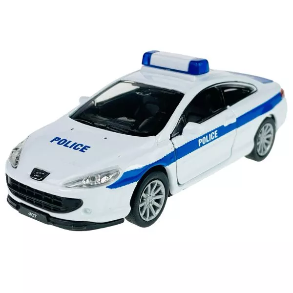 Welly CityDuty: Peugeot Coupé 407 Police kisautó, 1:34