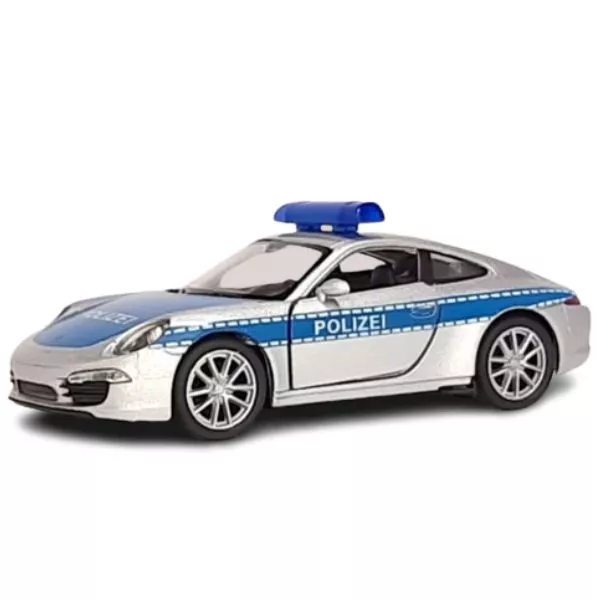 Welly CityDuty: Porsche 911 Carrera S Polizei mașinuță, 1:34