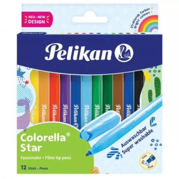 Pelikan: Colorella Star C302 set de markere - 12 buc