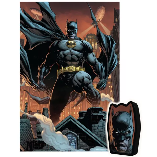 Batman: 3D hatású puzzle fém dobozban - 300 darabos