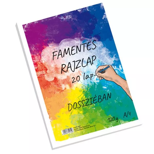 Risbe na papirju v mapi - A4, 20 kosov