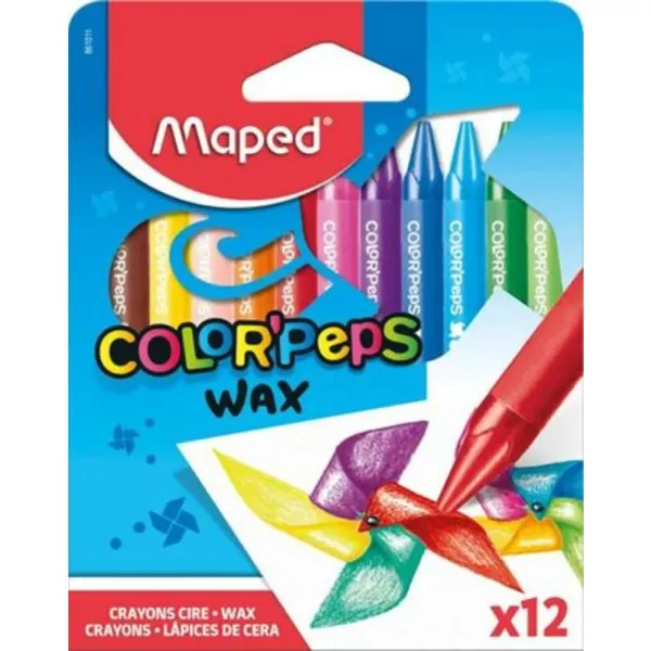 Maped: Color Peps Wax zsírkréta készlet - 12 db-os