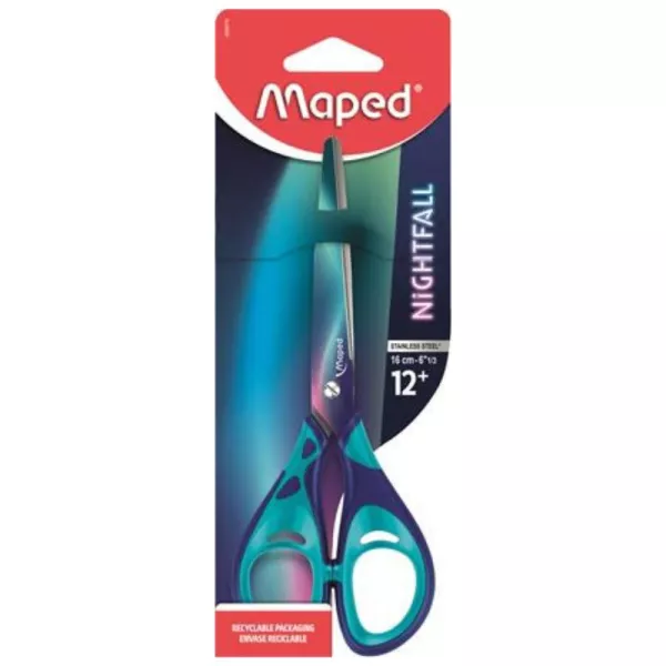 Maped: Nightfall iskolai olló - 16 cm