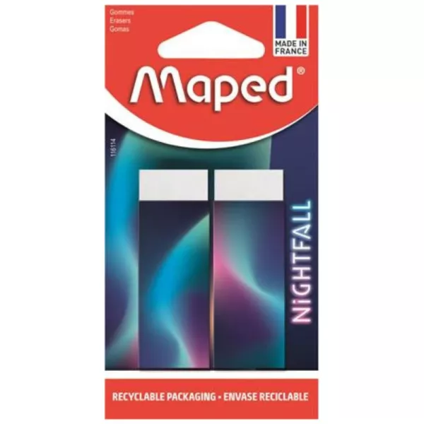 Maped: Nightfall radír készlet - 2 db-os