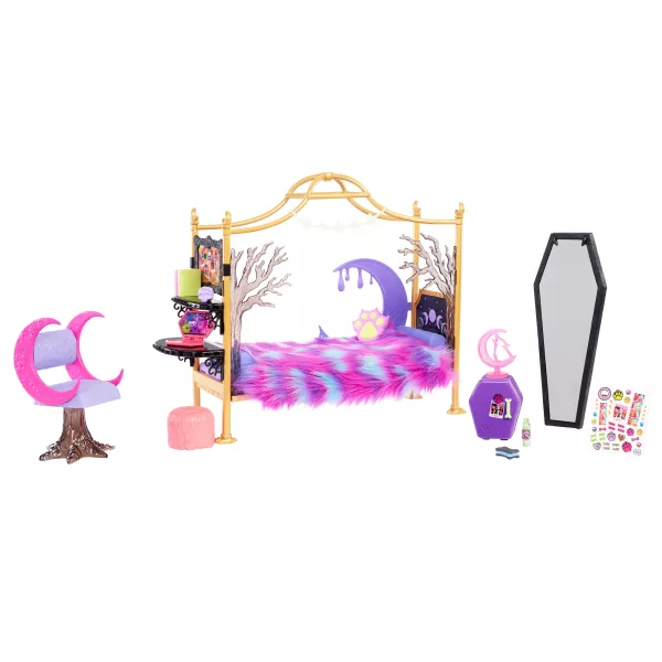 Monster High :dormitorul lui Clawdeen Wolf - set de joacă