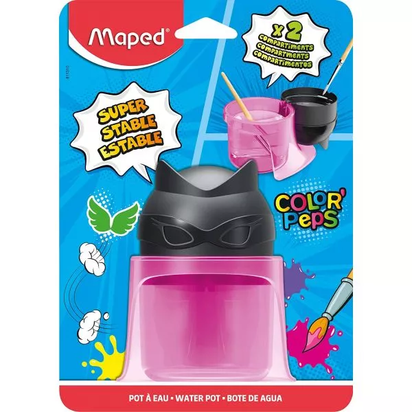 Maped: Műanyag ecsettál, két rekeszes - lila