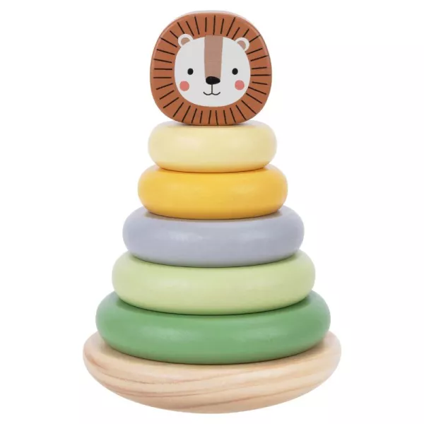Tooky Toy: Torre Montessori decorata con leoni