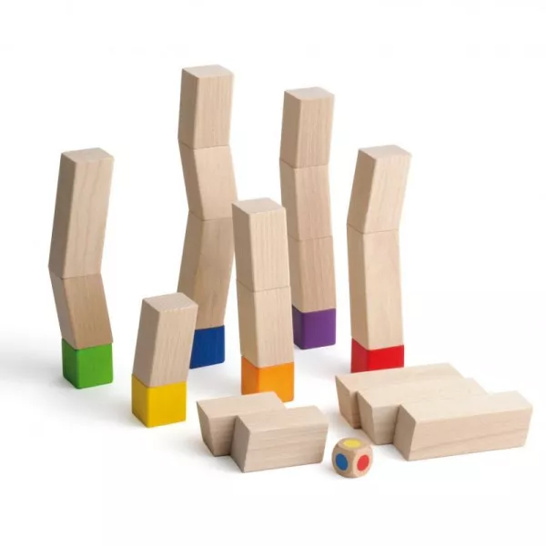Erzi: cuburi cu trucuri din lemn