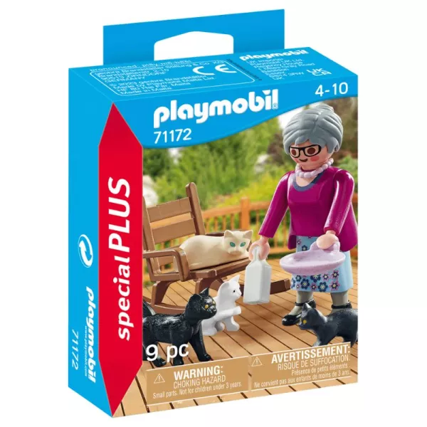 Playmobil: Bunica cu pisici 71172