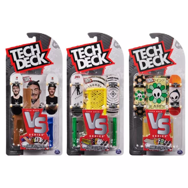 Tech Deck: VS set de 2 fingerboard cu accesorii pistă - diferite