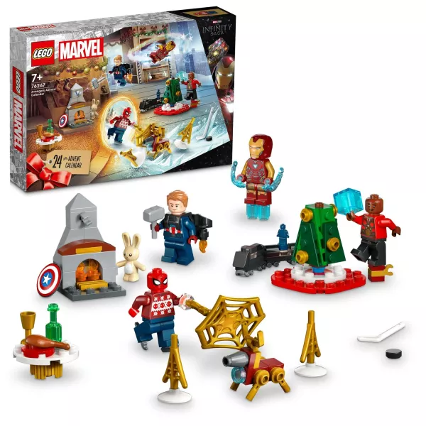 LEGO® Marvel: Calendar de Crăciun Răzbunătorii 76267