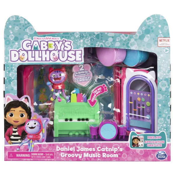 Gabby's Dollhouse set de joacă camera Deluxa - camera de muzică Catnip