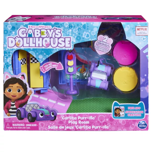 Gabbz s Dollhouse: set de joacă camera Deluxe- camera Carlita