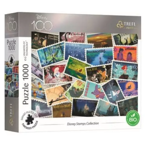 Trefl Prime: Disney bélyegek puzzle - 1000 darabos kombinálható puzzle