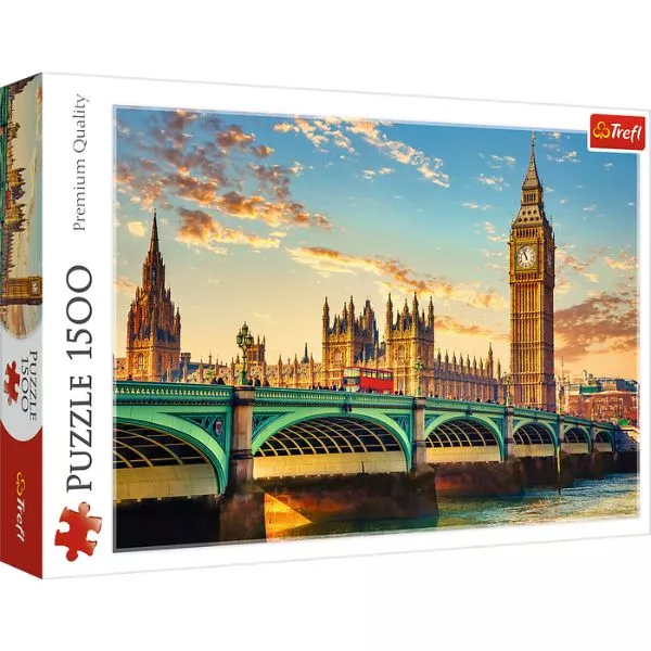Trefl: London látványosságai puzzle - 1500 darabos