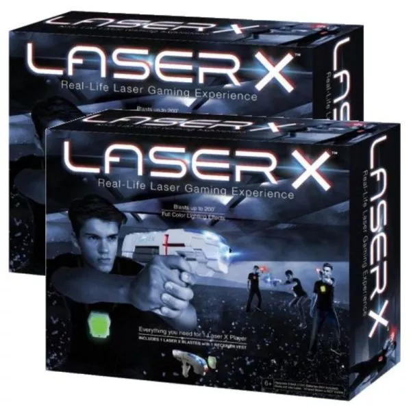 Laser-X Classic: Lézerfegyver - dupla szett, ÉRTÉKCSÖKKENT