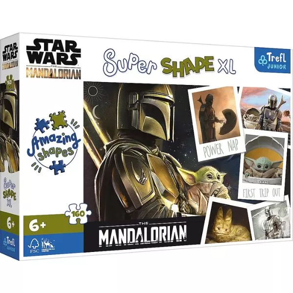 Trefl: Star Wars, Mandalóri XL puzzle - 160 piese