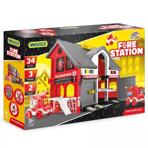 Wader Play House: Set stație de pompierei