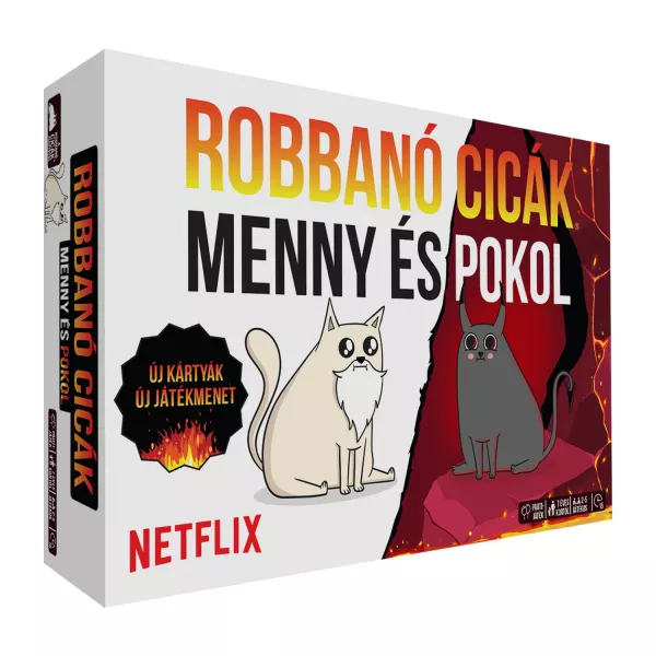 Gatitos explosivos - Juego de cartas del Cielo e Infierno en húngaro