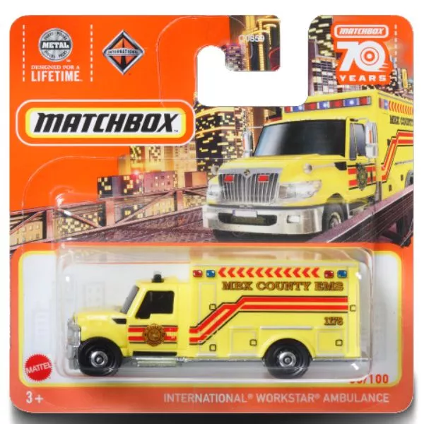 Matchbox: International Workstar Ambulance kisautó