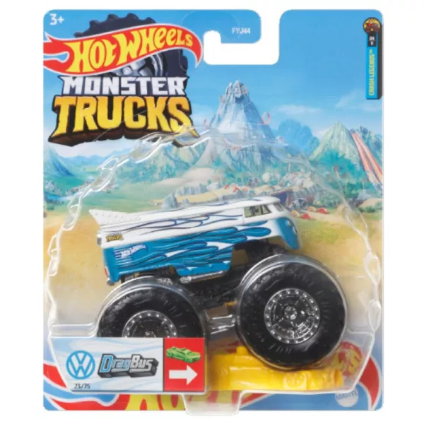 Hot Wheels: Monster Trucks Drag Bus mașinuță