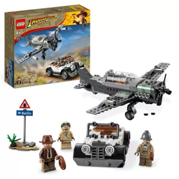 LEGO® Indiana Jones: Urmărire cu avionul de vânătoare 77012