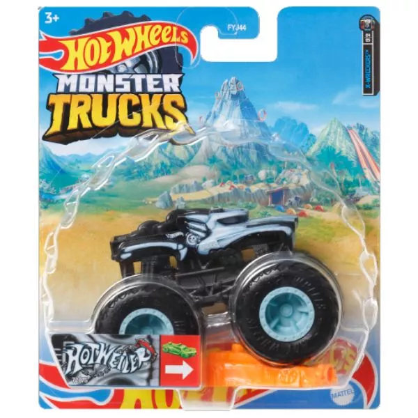 Hot Wheels: Monster Trucks - Hotweiler kisautó, 1:64