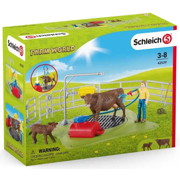 Schleich: stație de spălarea vacilor