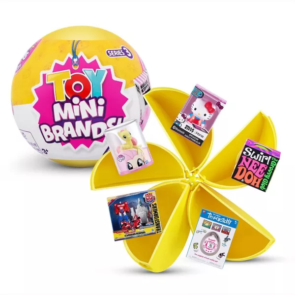 Toy Mini Brands: Mini játékok meglepetés csomag, 3. széria - 5 db-os
