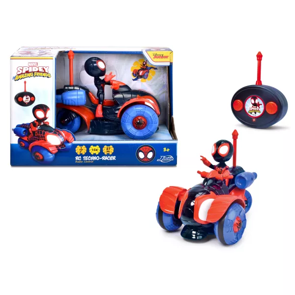 Jada Toys: Spiderman mașină cu telecomandă, 1:24 Miles Morales