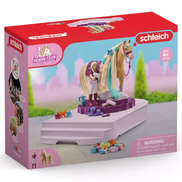 Schleich Horse Club: Sofia's Beauties Stație de îngrijire și toaletare a cailor 42617