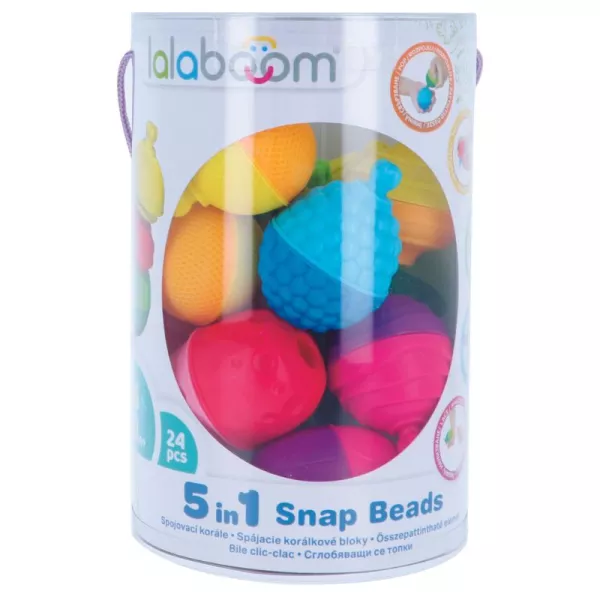 Lalaboom: Montessori-spel voor baby's, kleurrijke vruchten - 24 stuks