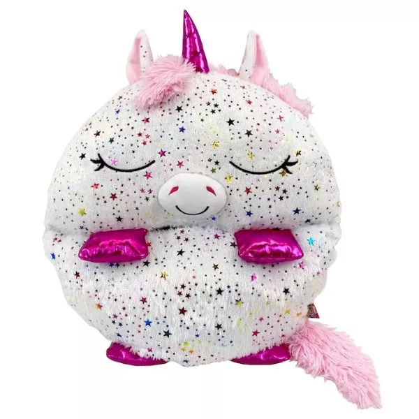 Happy Nappers: 2 em 1 saco de dormir e travesseiro - Unicórnio brilhante, 137 cm