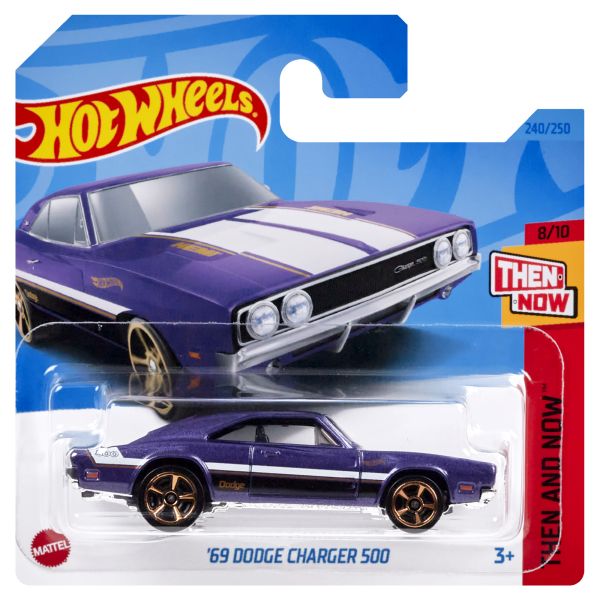 Hot Wheels '69 Dodge Charger 500 1:64 Scale Die-Cast Muscle Car