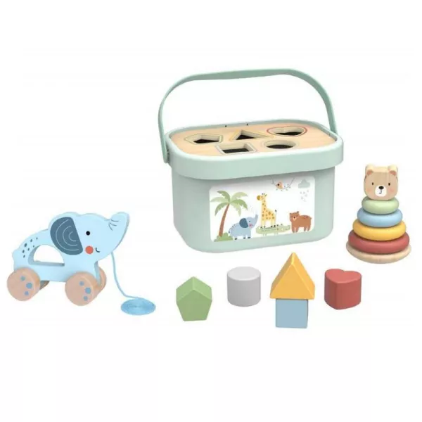 Tooky Toy: 3 în 1 set de joacă - animalele sălbatice