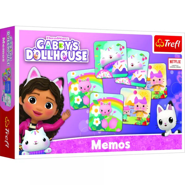 Trefl: Gabby's Dollhouse joc de memorie