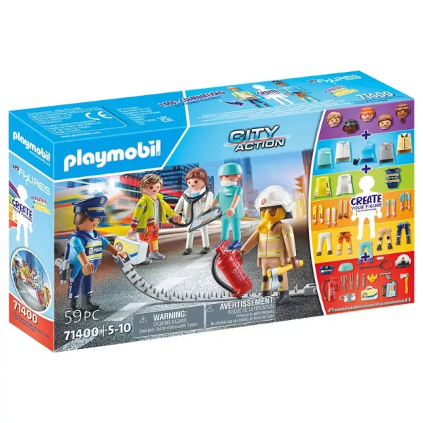 Playmobil: My Figures - echipa de salvare 71400