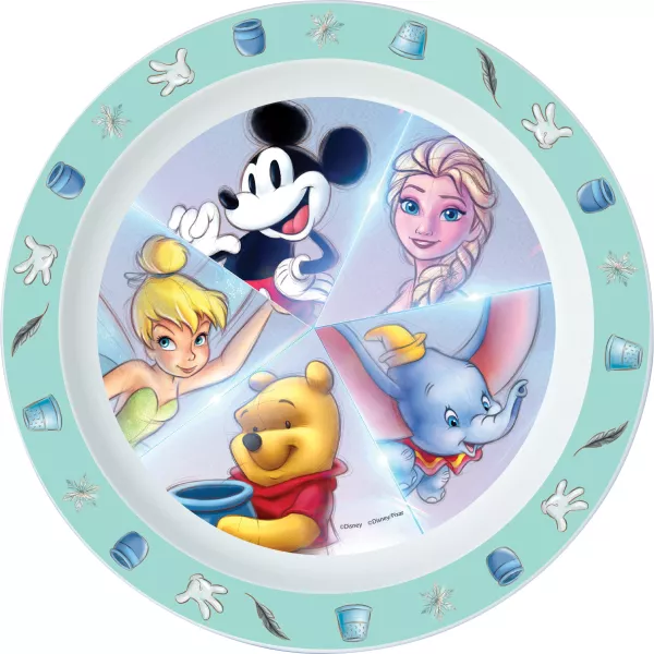 Disney: Farfurie cu eroii Disney - 22 cm