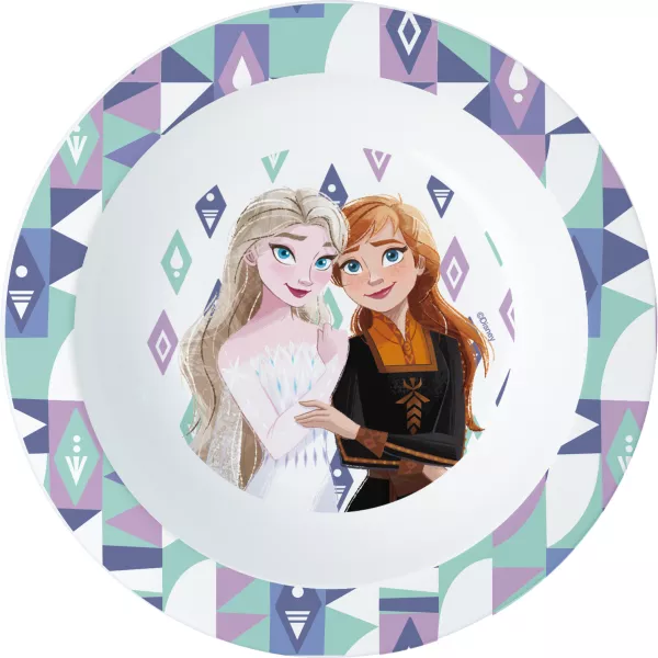 Frozen: Farfurie din plastic Anna și Elsa - 16 cm