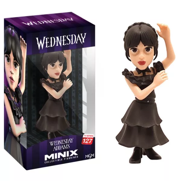 Minix: Wednesday – Wednesday figurină în rochie de bal, 12 cm