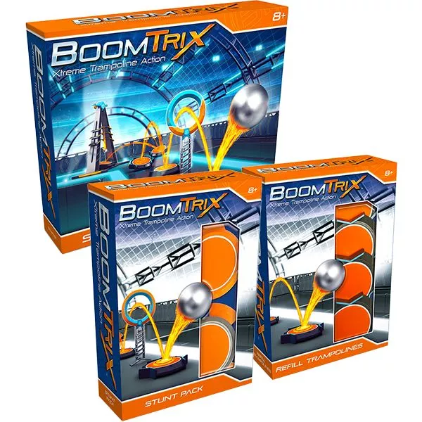 Boomtrix mega set: set începător cu 2 accesorii