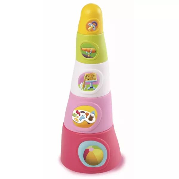 Smoby: Cotoons Happy Tower toronyépítő játék - pink