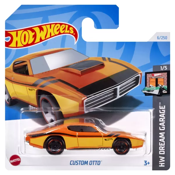 Hot Wheels: Custom Otto mașinuță - portocaliu