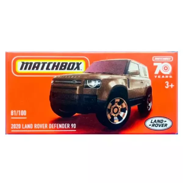 Matchbox: 2020 Land Rover Defender 90 kisautó papírdobozban