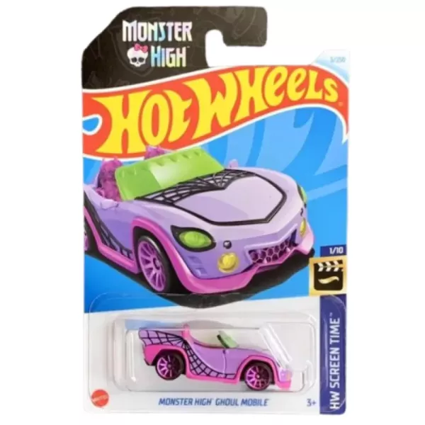 Hot Wheels: Monster Hich Ghoul Mobile mașinuță