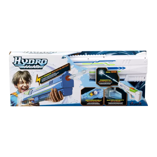 Silverlit: Hydro M.A.D. pistol cu apă, electric - alb
